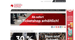 Desktop Screenshot of buchmesse.de